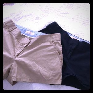 Khaki shorts 1.5” inseam J Crew